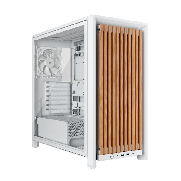 CORSAIR FRAME 4000D WOOD RS | Mid-tower PC case | Modular design | White/Oak