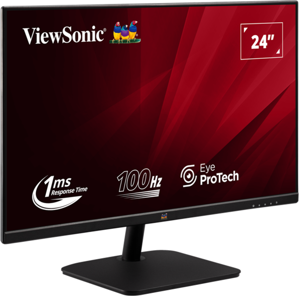 ViewSonic VA2432-MHD-3 | 24in IPS monitor | Full HD 100Hz | HDMI DisplayPort VGA