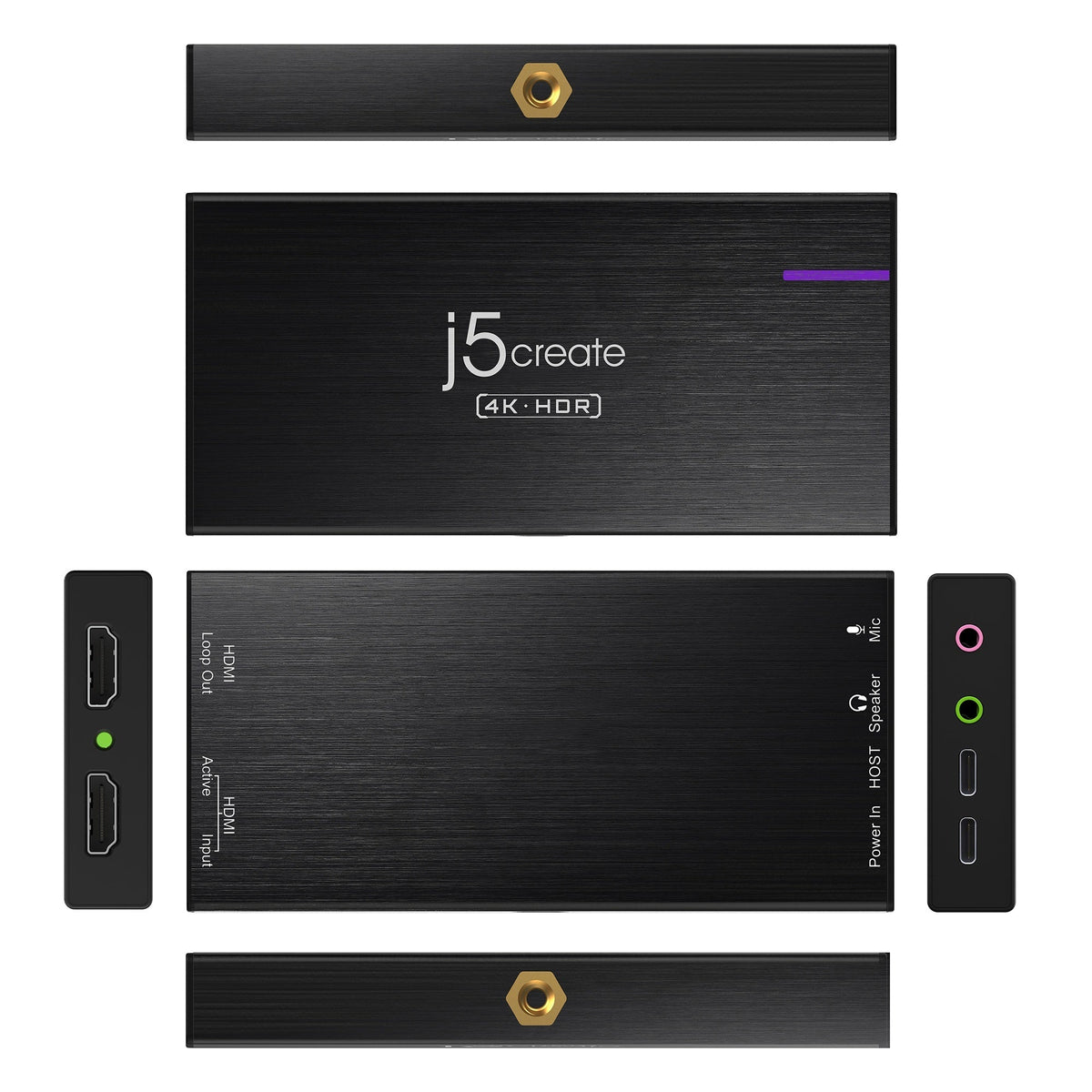 J5create JVA14-N | 4K game capture card | Black