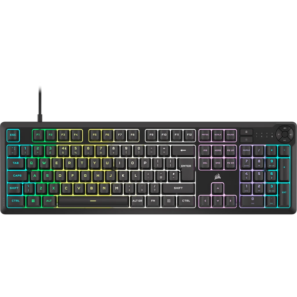 CORSAIR K55 CORE | RGB gaming keyboard | Full-size UK layout | Black