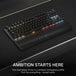 CORSAIR K70 CORE TKL WIRELESS | Mechanical gaming keyboard | UK QWERTY | Black