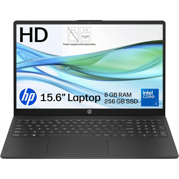 HP 15-fd1007nax | Laptop | Core 3 100U 8GB RAM 256GB SSD | 15.6 inch HD | Black
