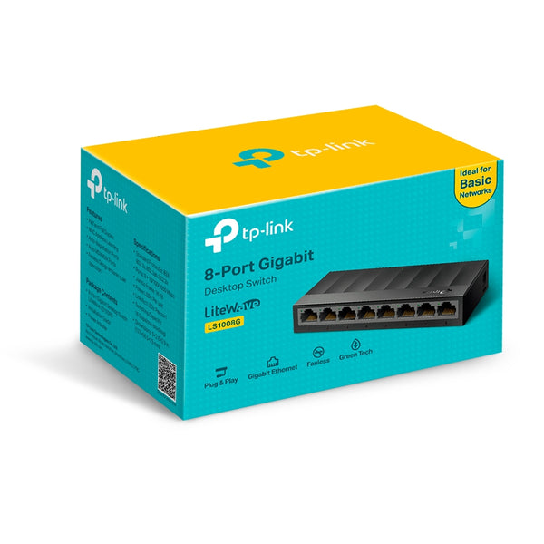 TP-Link LiteWave LS1008G | Gigabit Ethernet switch | 8 ports