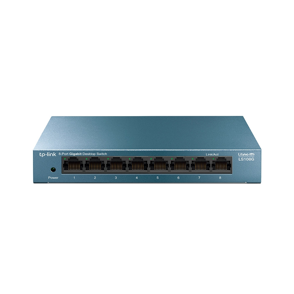 TP-Link LiteWave LS108G | Gigabit Ethernet switch | 8 ports | Metal
