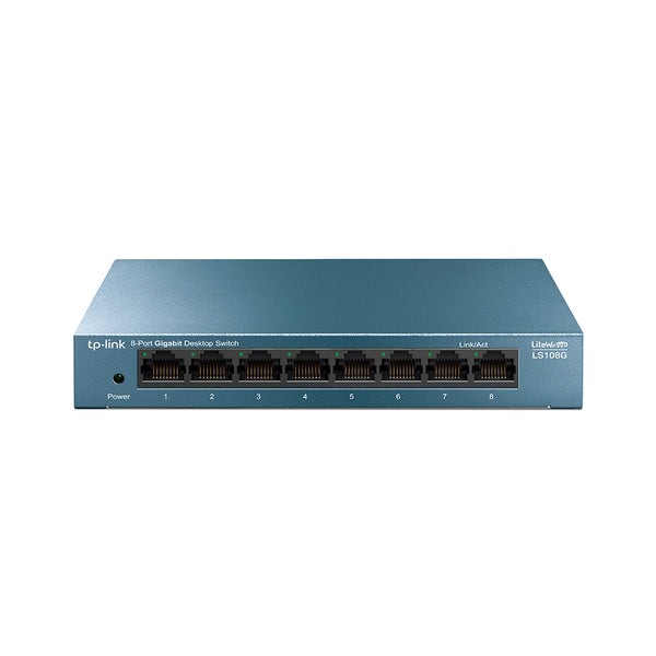 TP-Link LiteWave LS108G | Gigabit Ethernet switch | 8 ports | Metal