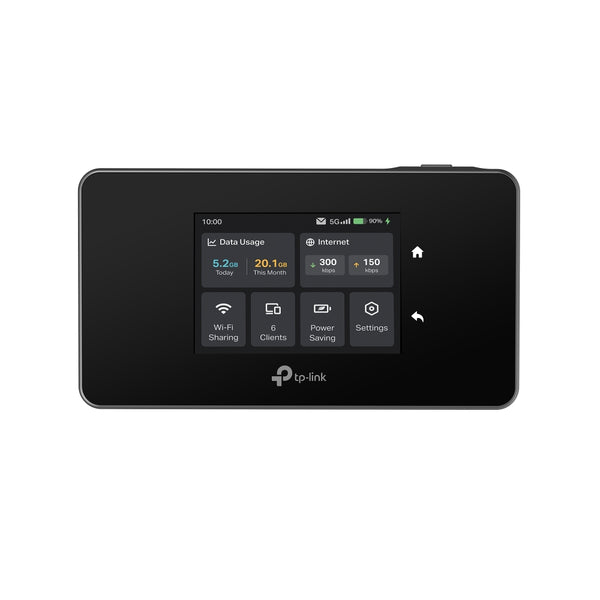 TP-Link M8550 | 5G mobile Wi-Fi router | Black