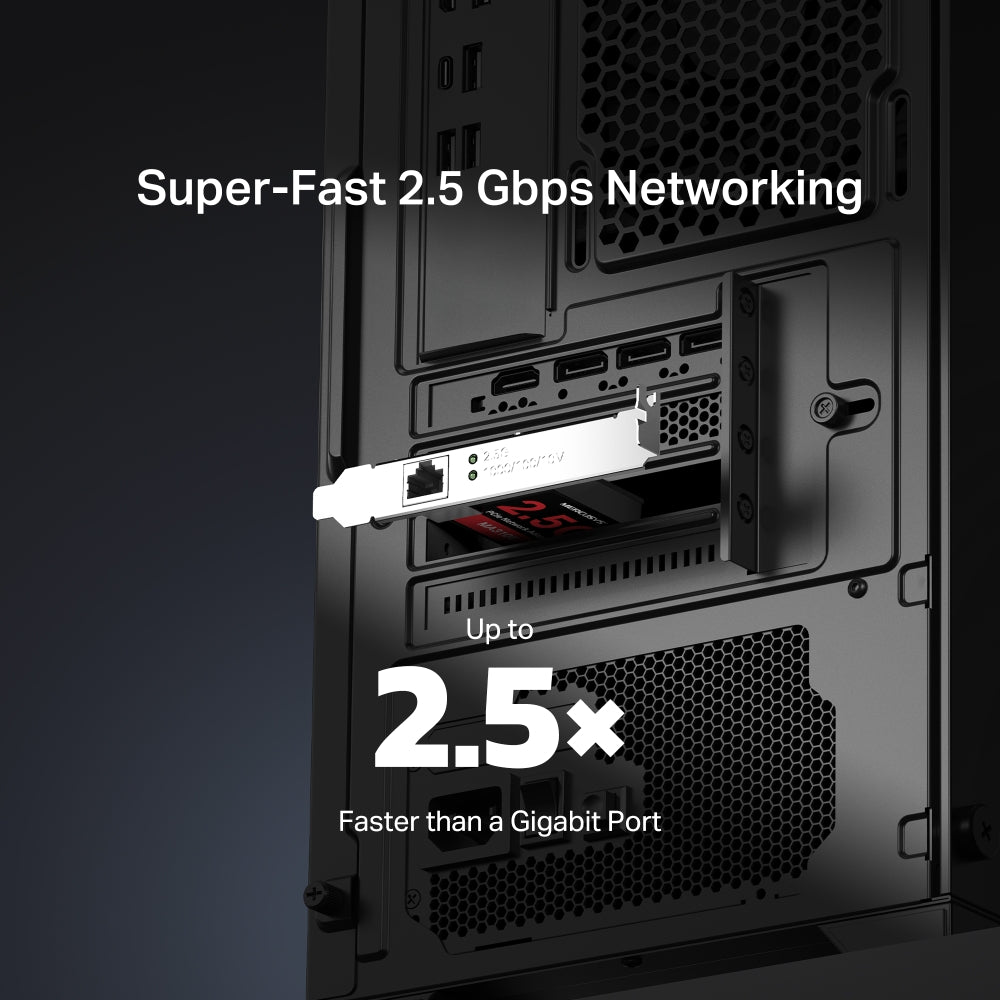 MERCUSYS MA310E | PCIe network adapter | 2.5 Gigabit Ethernet | RJ45