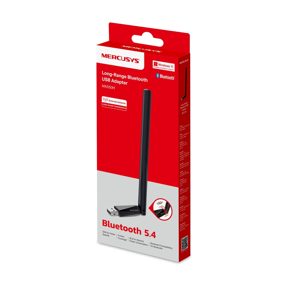 MERCUSYS MA550H | Bluetooth USB adapter | Long-range antenna