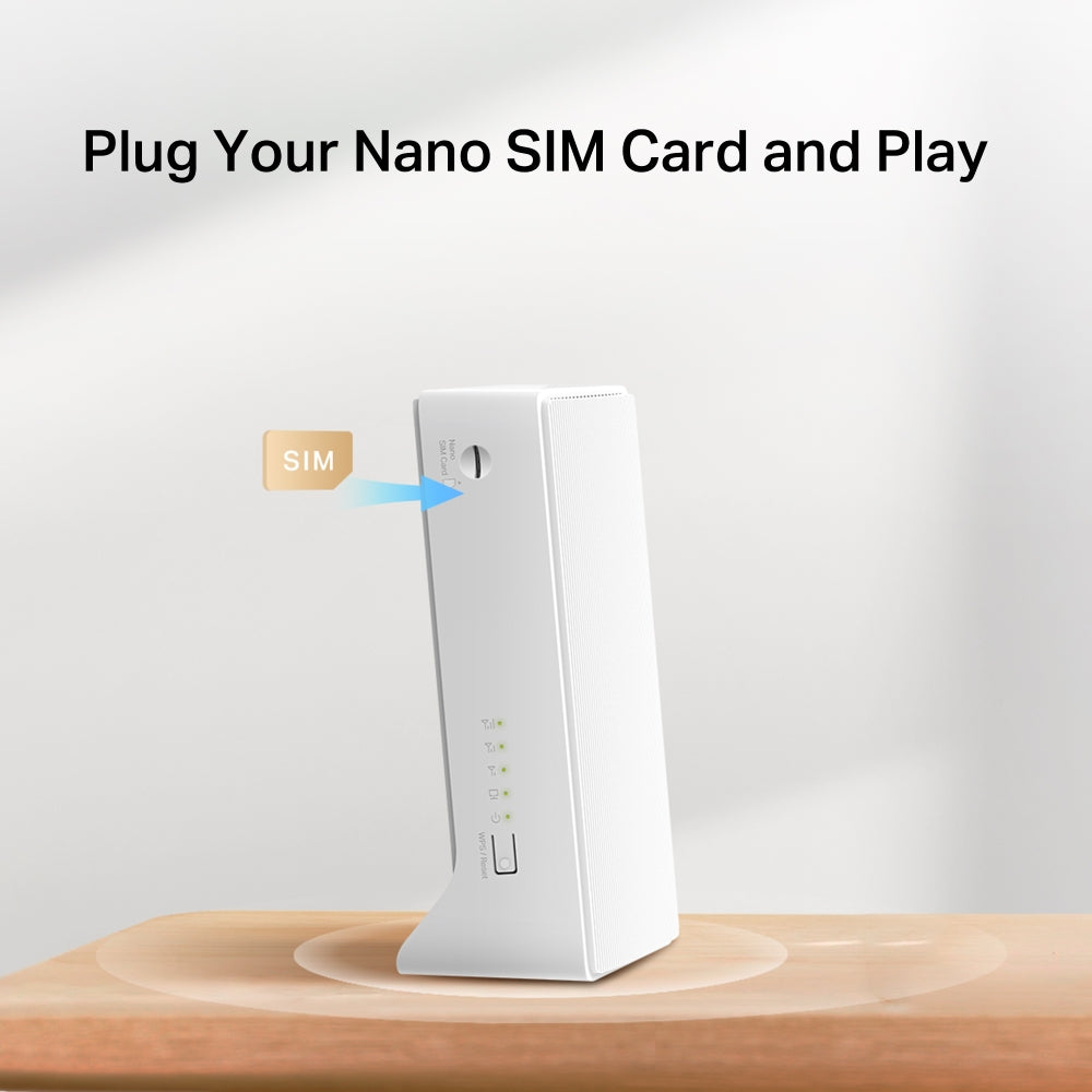 MERCUSYS MB110-4G | 4G LTE Wi-Fi router | 300 Mbps | Nano SIM