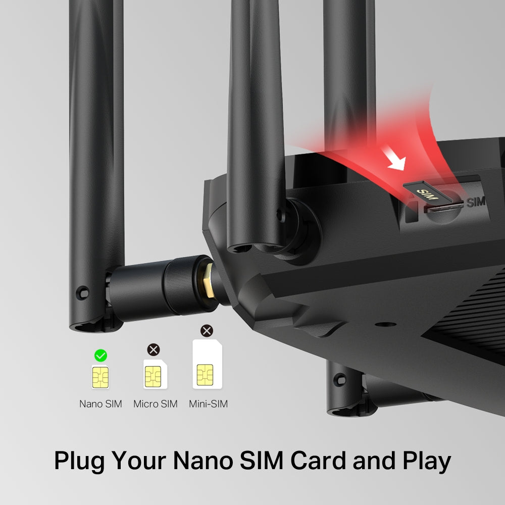 MERCUSYS MB235-4G | 4G router | Cat6 AC1200 dual-band Wi-Fi | Gigabit