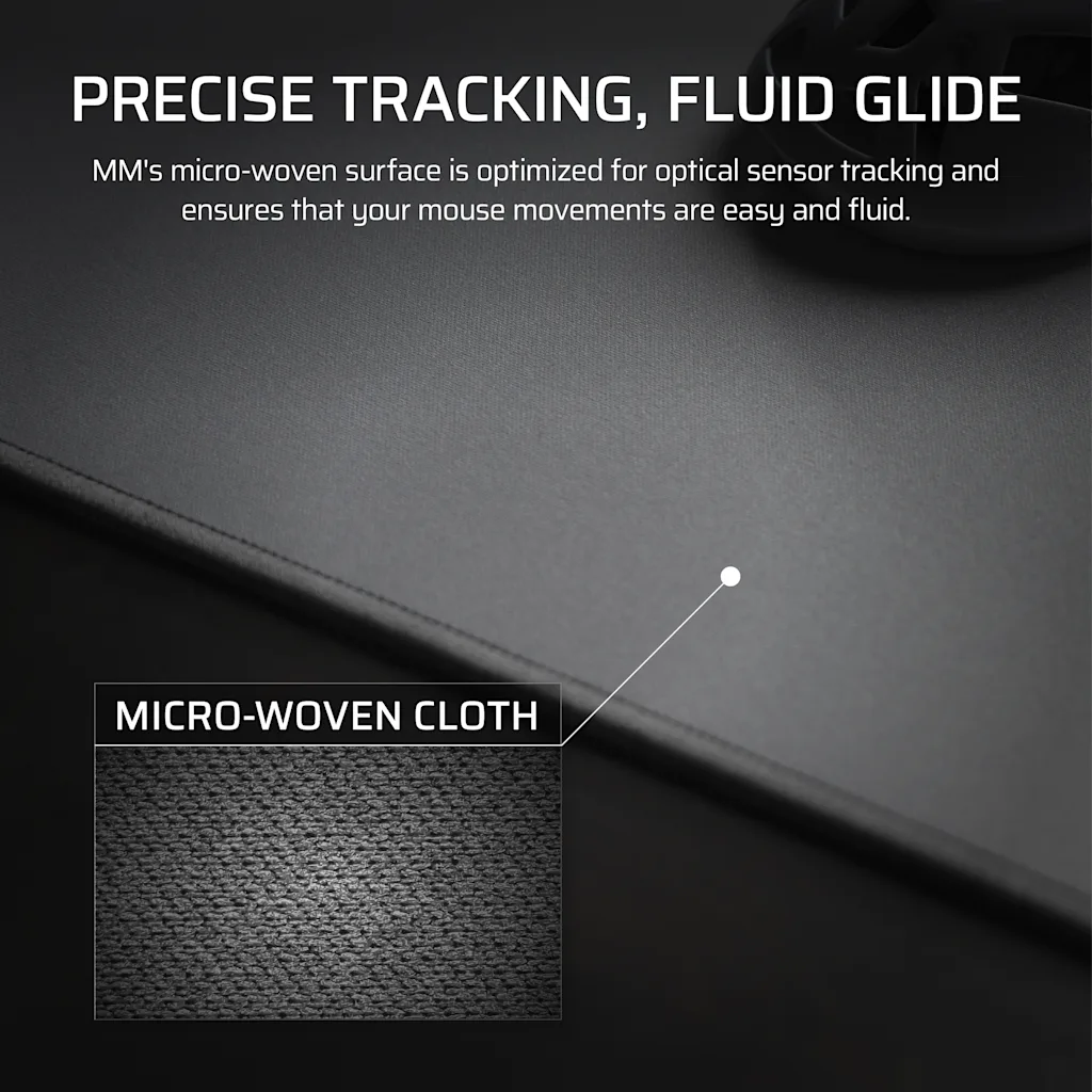 CORSAIR MM Anti-fray | Gaming mouse pad | Micro-weave cloth XL | Grey