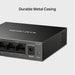 MERCUSYS MS105GS | 5-port Gigabit network switch | 5 x 10/100/1000 Mbps | Metal