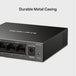 MERCUSYS MS105GS | 5-port Gigabit network switch | 5 x 10/100/1000 Mbps | Metal