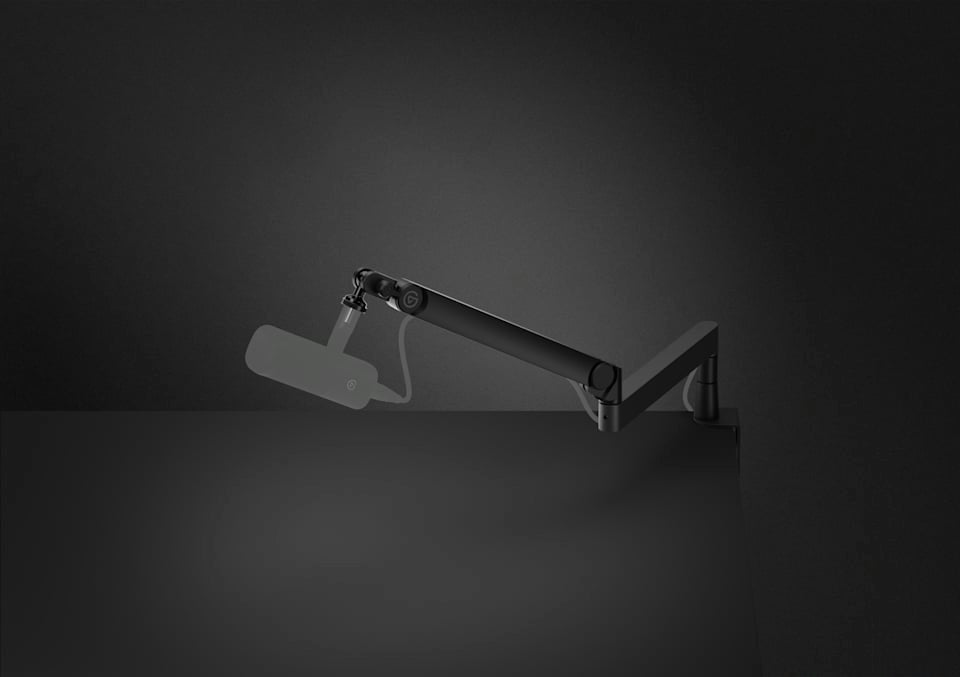 Elgato Wave Mic Arm Pro | Microphone boom arm | 3 kg capacity | Black