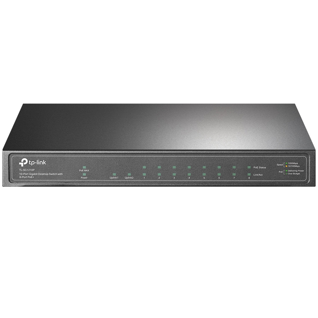 TP-Link TL-SG1210P | Gigabit Ethernet switch | 8-port PoE+ | 63W