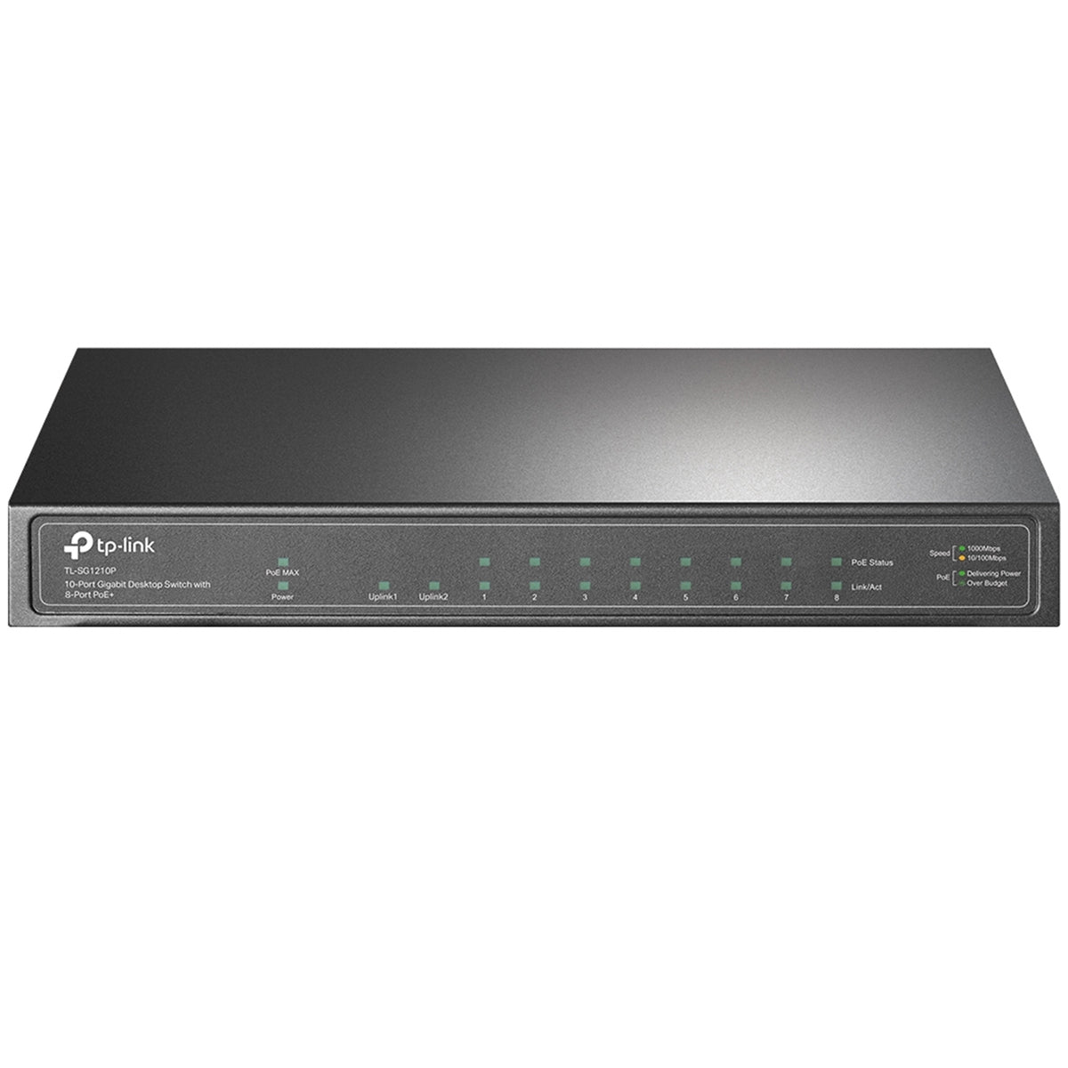 TP-Link TL-SG1210P | Gigabit Ethernet switch | 8-port PoE+ | 63W