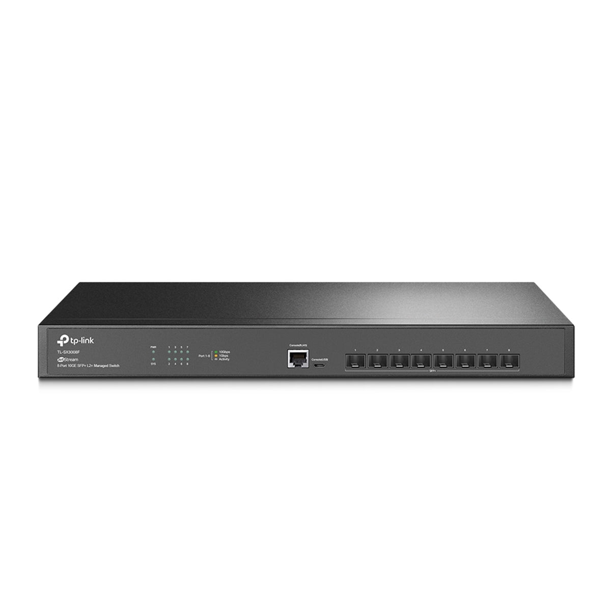 TP-Link JetStream TL-SX3008F | 10GbE managed switch | 8 SFP+ ports