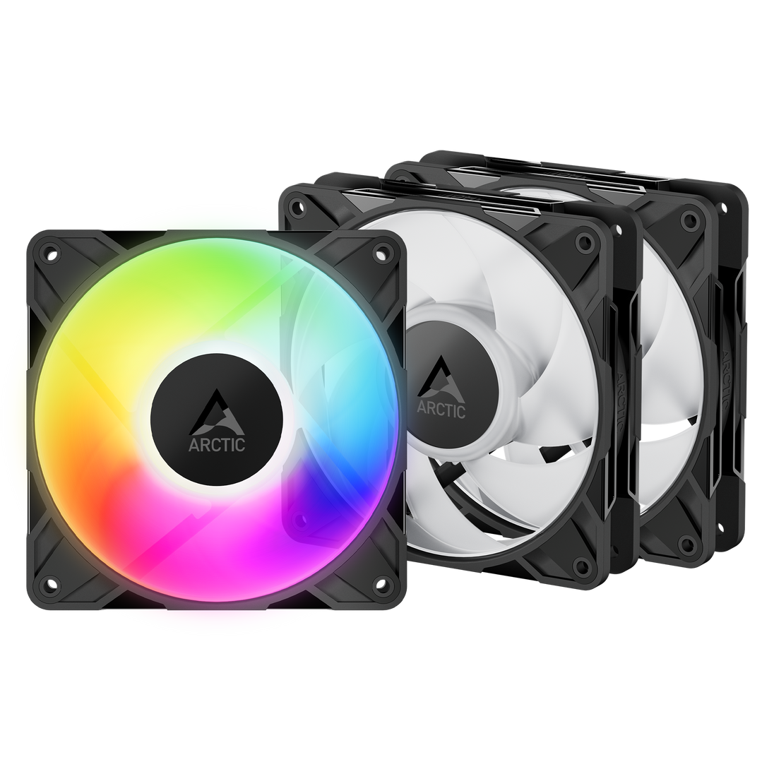 ARCTIC P12 Pro A-RGB | 120 mm case fans | 3 pack | Black