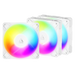 ARCTIC P12 Pro Reverse A-RGB | 120 mm PC case fans | PWM | White 3-pack