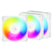 ARCTIC P12 Pro Reverse A-RGB | 120 mm PC case fans | PWM | White 3-pack