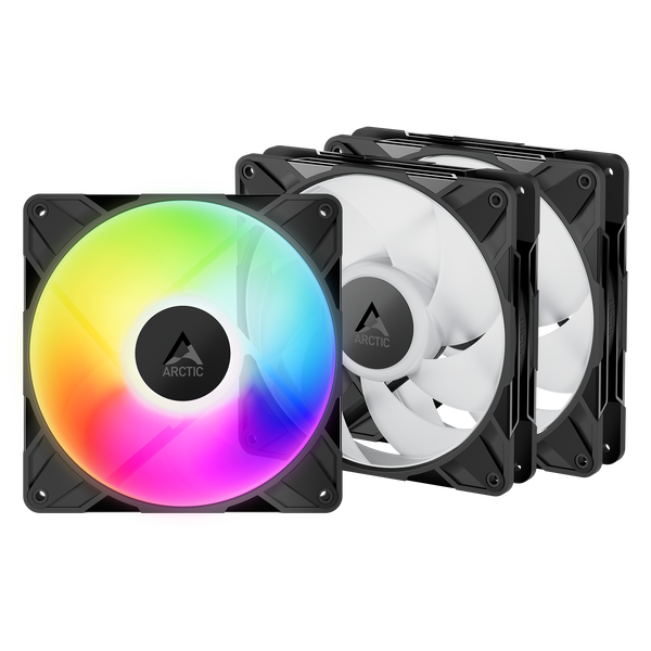 ARCTIC P14 Pro A-RGB | 140 mm case fans | 2500 rpm PWM | 3-pack black