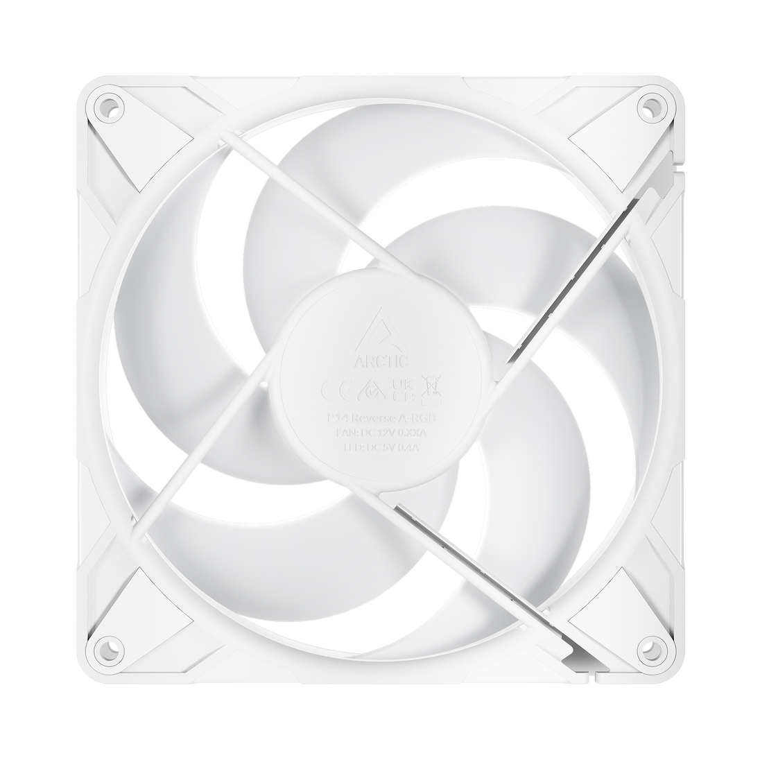 ARCTIC P14 Pro Reverse A-RGB | Case fans | 140 mm PWM | White 3-pack