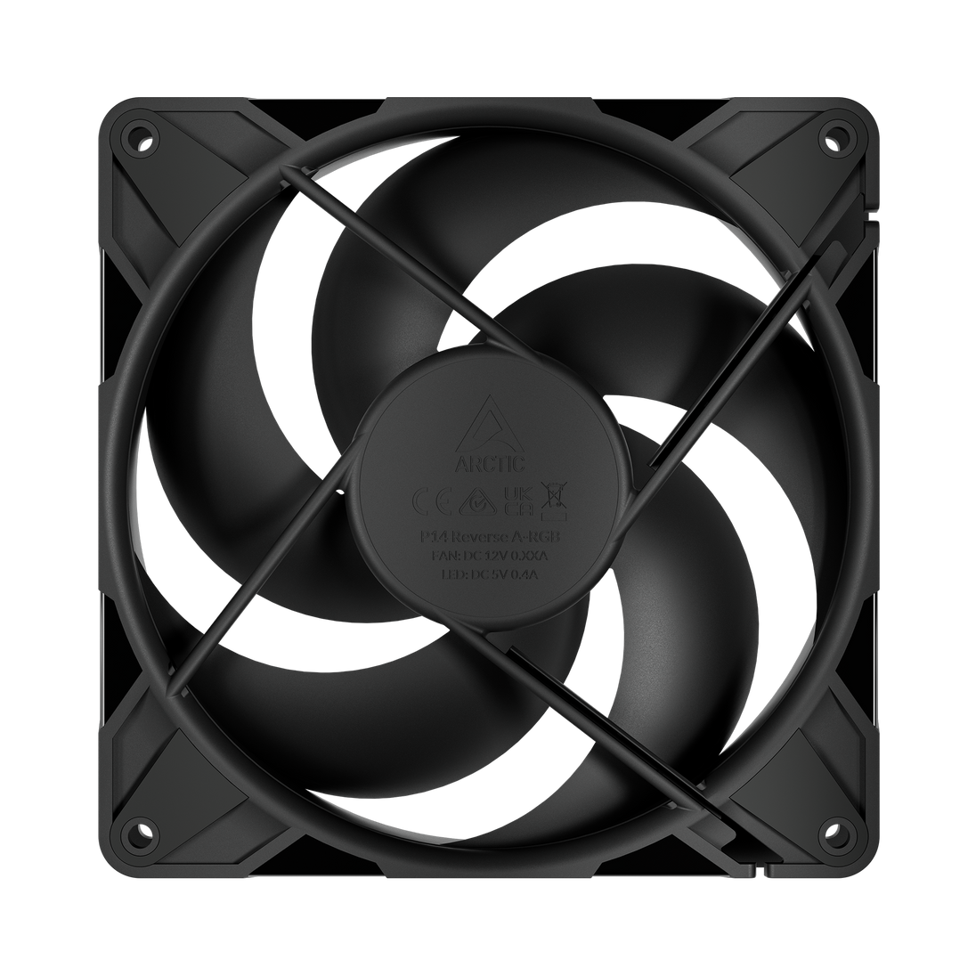 ARCTIC P14 Pro Reverse | 140 mm PWM case fan | Black