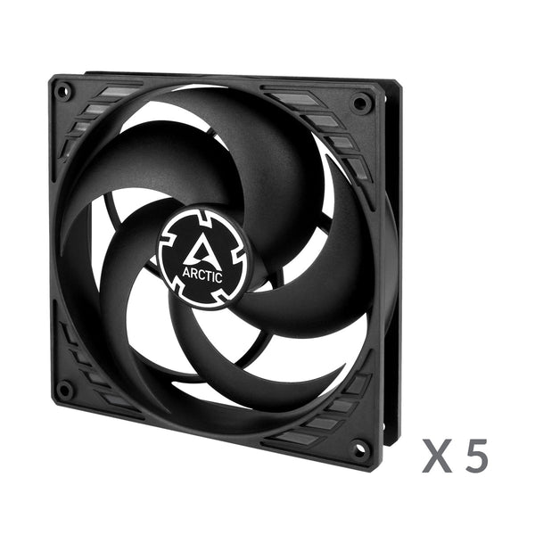 ARCTIC P14 | 140 mm case fan | 1700 rpm | 5 pack | Black