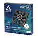 ARCTIC P8 Slim PWM PST | 80 mm case fan | PWM 300–3000 rpm | Black