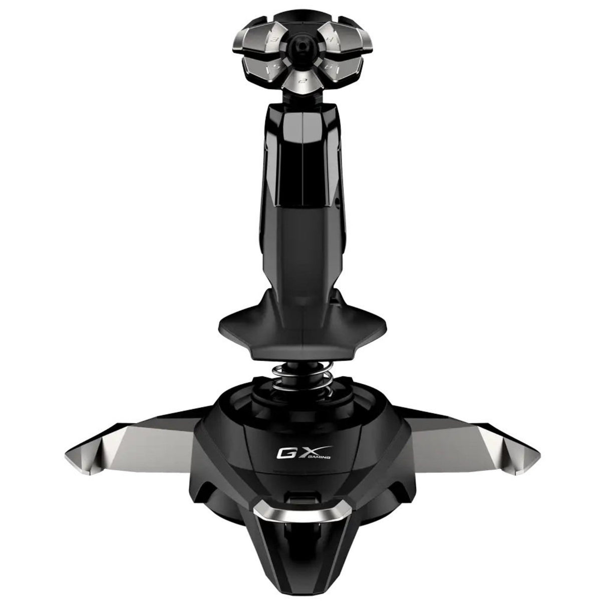 Genius MaxFire F27 | USB flight joystick | 4-axis with 12 buttons | Black