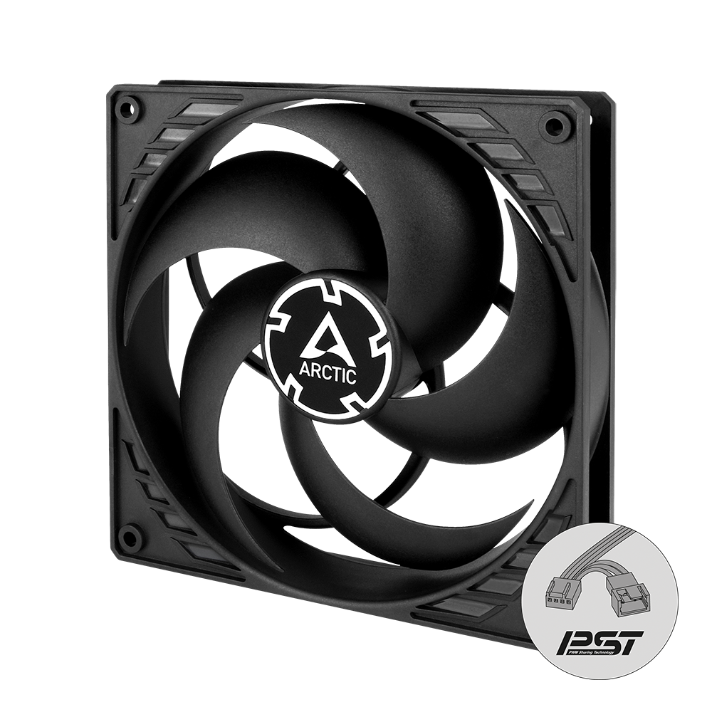 ARCTIC P14 | 140 mm case fan | 1700 rpm | 5 pack | Black