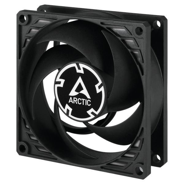 ARCTIC P8 Silent | 80 mm case fan | 1600 rpm 3-pin | Black