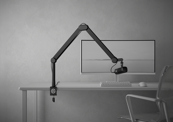 Elgato Wave Mic Arm MK.2 | Microphone boom arm | 950 mm reach | Black