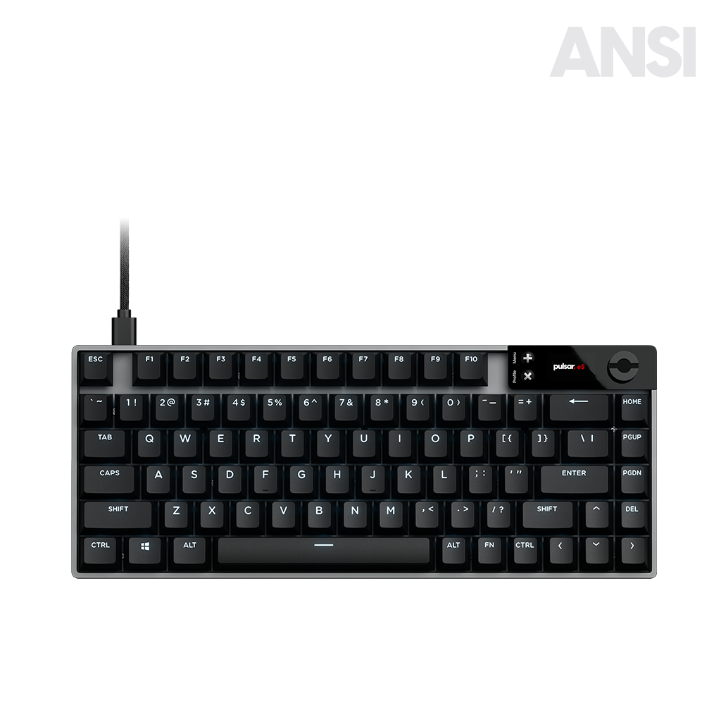 PULSAR eS HE 70 | Gaming keyboard | 79-key ANSI | Black