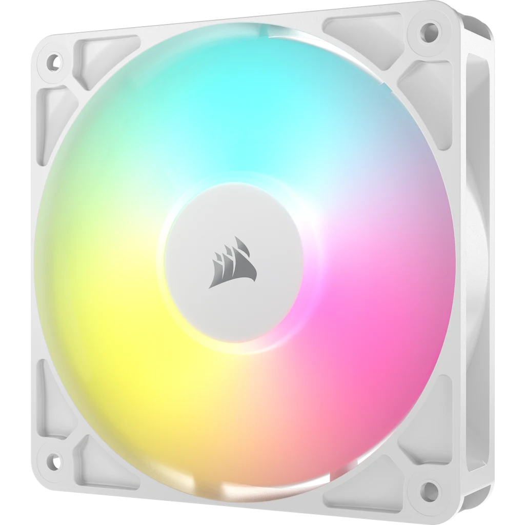 CORSAIR RS120 ARGB | 120mm PWM case fan | 2100 RPM | White