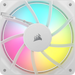 CORSAIR RS120 ARGB | 120mm PWM case fan | 2100 RPM | White