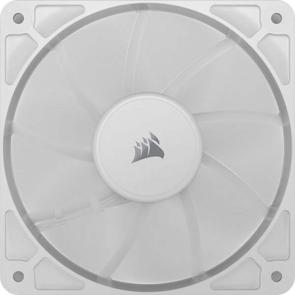CORSAIR RS120 | 120 mm PWM case fan | Up to 2100 rpm | White