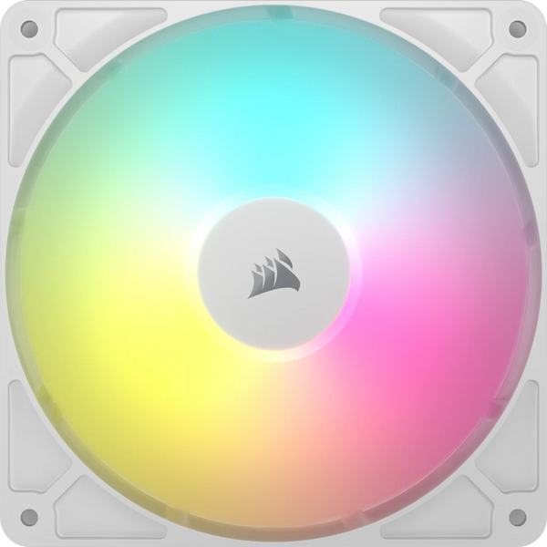 CORSAIR RS140 ARGB | 140mm PWM case fan | 330–1700 RPM | White