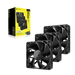 CORSAIR iCUE LINK RX120 | Case fans | 120mm PWM triple kit | Black