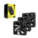 CORSAIR iCUE LINK RX120 | Case fans | 120mm PWM triple kit | Black