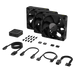 CORSAIR iCUE LINK RX120 | Case fans | 120mm PWM triple kit | Black
