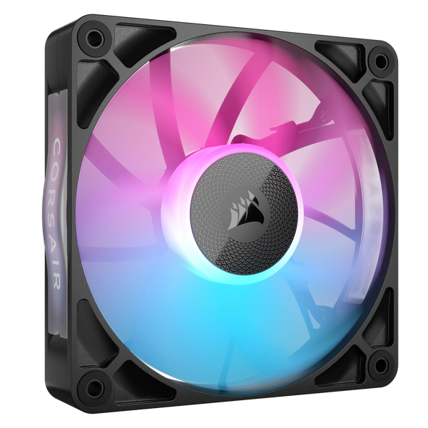CORSAIR iCUE LINK RX120 RGB | PWM case fan | 120mm 400–2100 RPM | Black