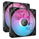 CORSAIR iCUE LINK RX140 RGB | 140mm PWM case fans | Twin starter kit | Black