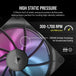 CORSAIR iCUE LINK RX140 RGB | 140mm PWM case fans | Twin starter kit | Black