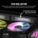 CORSAIR iCUE LINK RX140 RGB | 140mm PWM case fans | Twin starter kit | Black