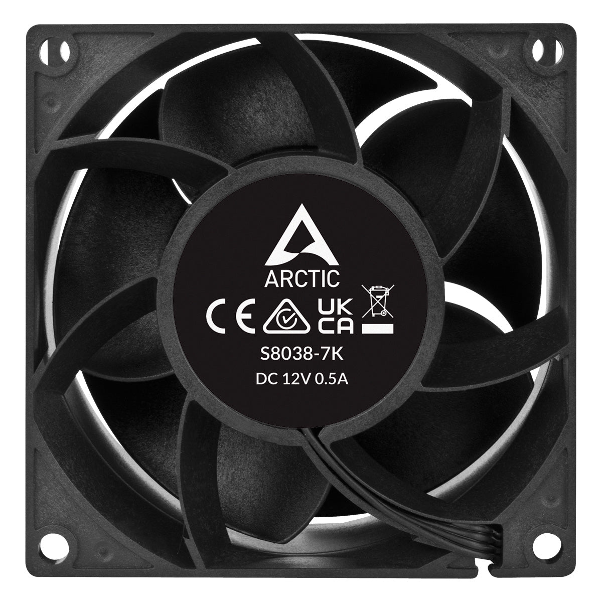 ARCTIC S8038-7K | 80 mm server fan | PWM 500–7000 rpm | 4-pack