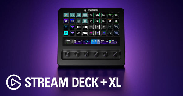 Elgato Stream Deck + XL | Control surface | 36 LCD keys and 6 dials | Black