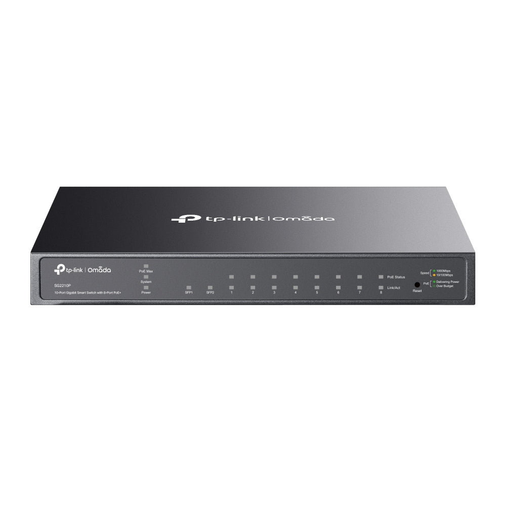 TP-Link Omada SG2210P | Managed PoE+ switch | 2 SFP slots