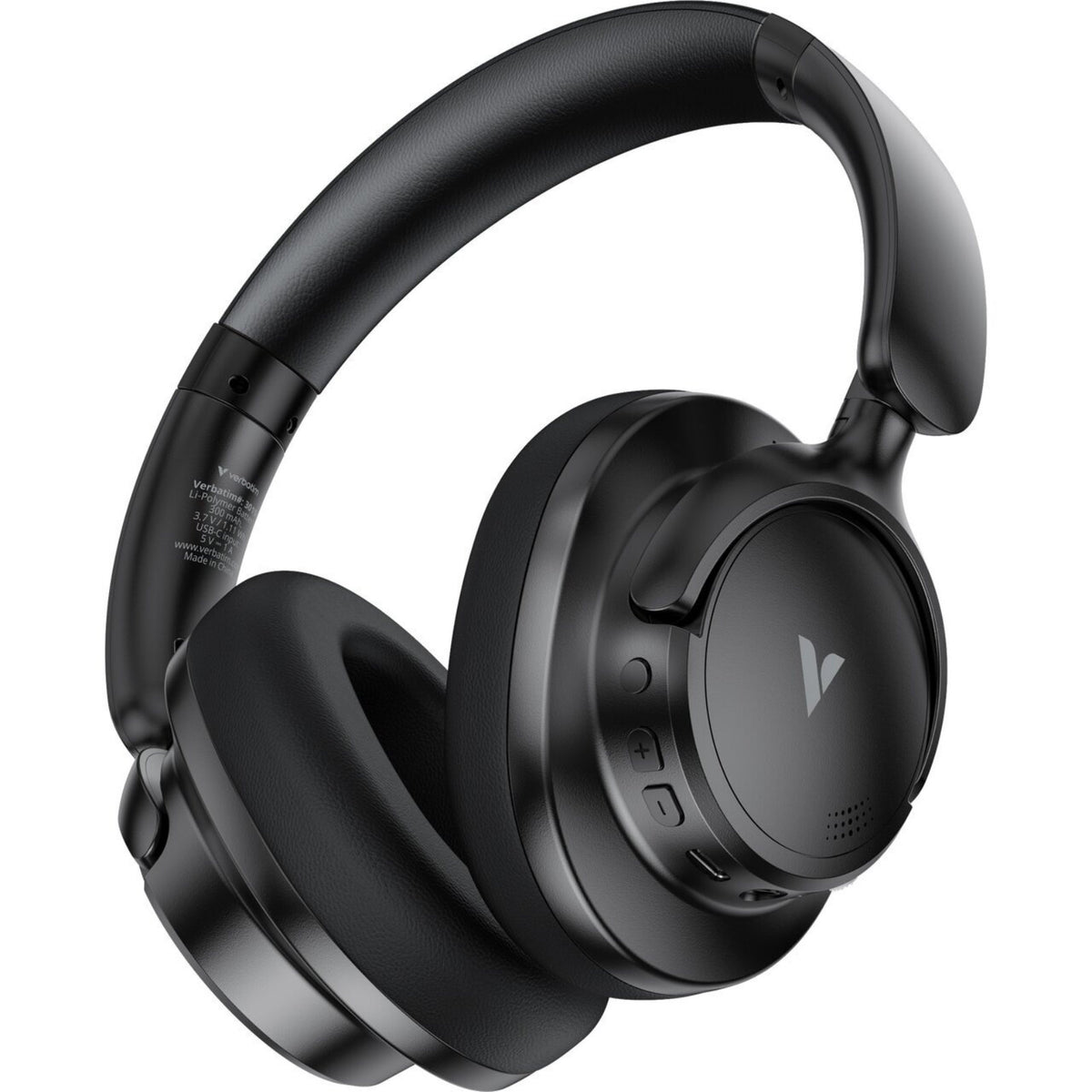 Verbatim TruSound Pro | Bluetooth ANC headset | 20 Hz – 20 kHz | Black