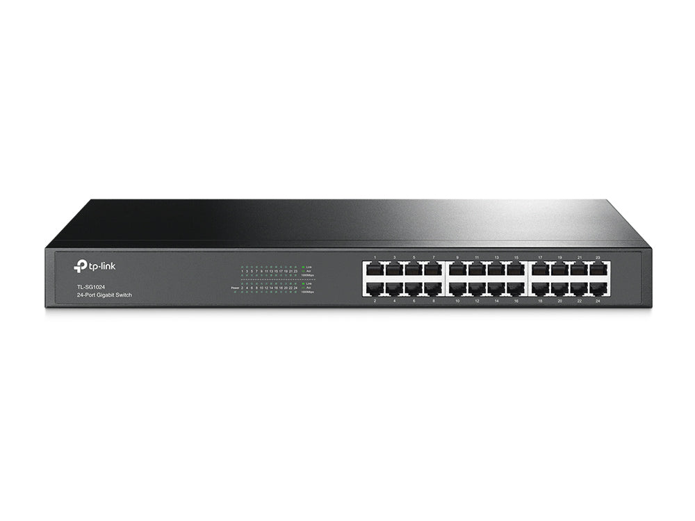 TP-Link TL-SG1024 | 24-port Gigabit switch | 19-inch rackmount | 24 ports
